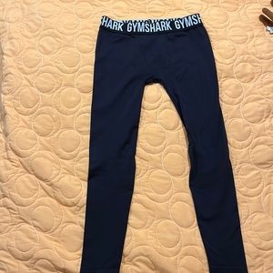 Black Gym Shark Workout Leggings